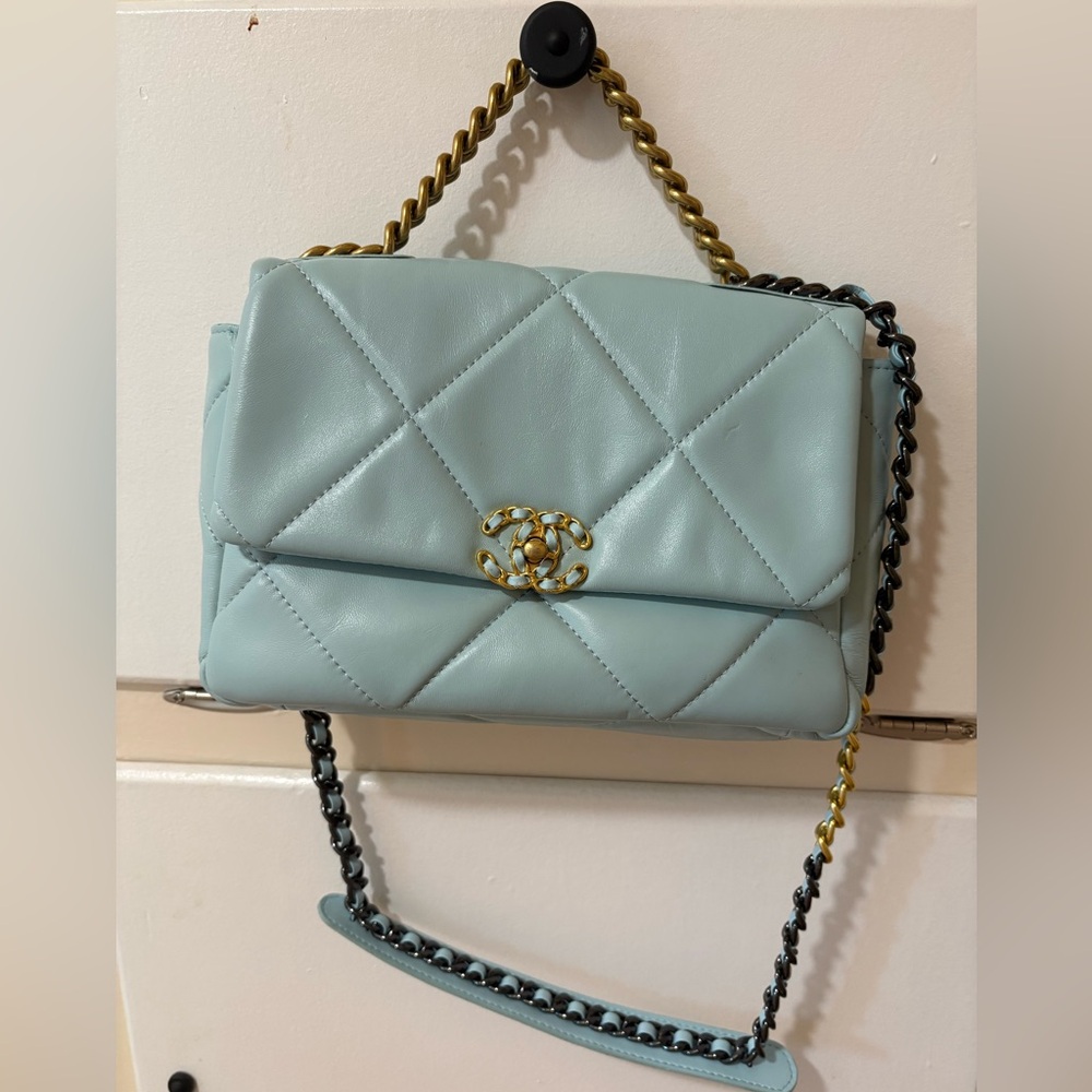 CHANEL 19 Light Blue Bag